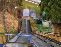 Widok ze skoczni narciarskiej w Wiśle - MojRower.pl