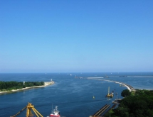 Widok z latarni morskiej w Świnoujściu - MojRower.pl